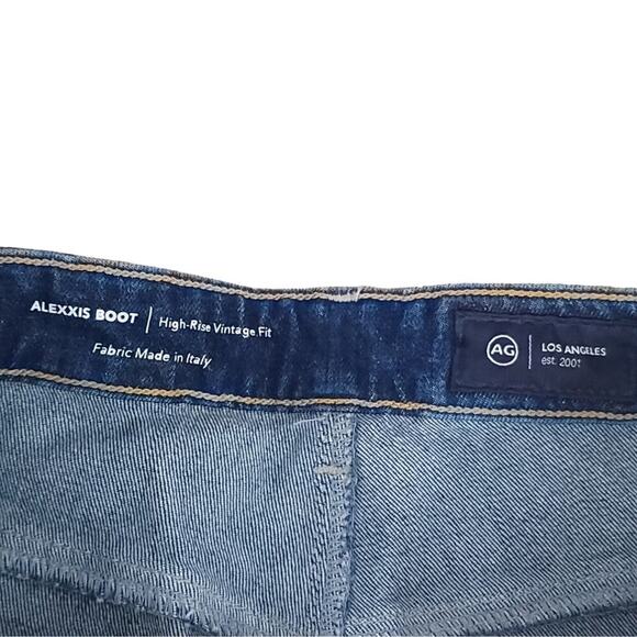 AG Adriano Goldschmied Alexxis Bootcut High Rise Jeans Medium Blue Wash Denim - Picture 4 of 10